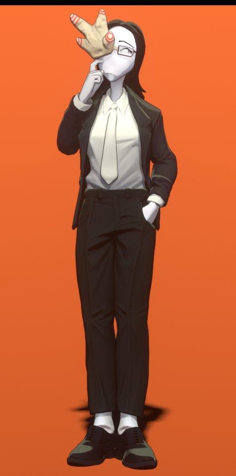 dotflare3's tweet image. look dev fun with coral glasses, soon she will be ready to publish 🙏