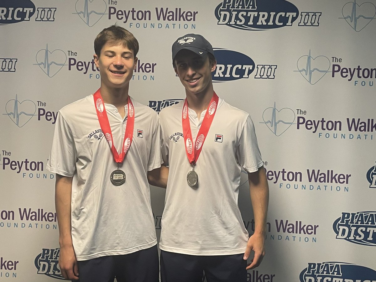 Congrats to Jacob Horn and Hayden Koons for their 2nd Place finish at the District III Doubles Tournament