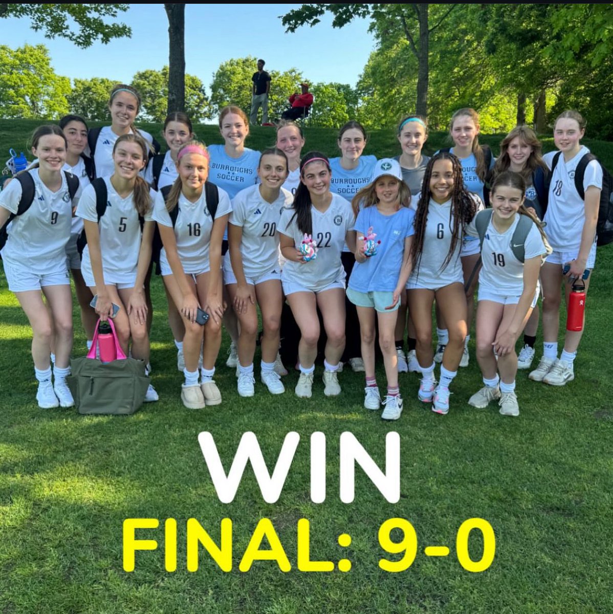 Varsity soccer continued their run in the Beckman Tourney with a 9-0 Friday afternoon win in over DuBourg.   Hat tricks from Morgan Gable and Ava Holman led the way offensively.   The girls are back at it on Saturday vs St Pius at noon.
