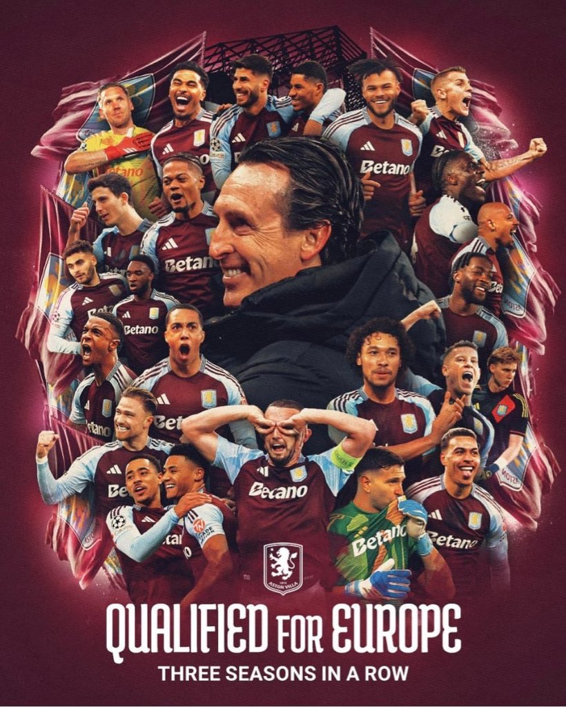 Nigel B6๐ฆโญ๏ธ (@b6nigel) on Twitter photo This should never be underestimated appreciated ๐๐ป๐๐ป๐๐ป๐๐ป
To be a regular competitor in European Football is a fantastic achievement.
Well done to all associated with <a href="/AVFCOfficial/">Aston Villa</a>
#UTV #AVFC #VTID #EWWF ๐๐ป๐๐ป๐๐ป This should never be underestimated appreciated ๐๐ป๐๐ป๐๐ป๐๐ป
To be a regular competitor in European Football is a fantastic achievement.
Well done to all associated with <a href="/AVFCOfficial/">Aston Villa</a>
#UTV #AVFC #VTID #EWWF ๐๐ป๐๐ป๐๐ป