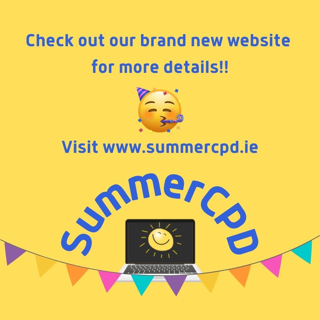 We hope you’re all enjoying the glorious sunshine this weekend 🙌🌞🕶️ 🚨🚨A reminder that our sale is open for 6 more days!! Simply use the code ‘SUMMERCPD25’ to get 20% off before the 16th May!!  Check out our website at summercpd.ie for all of our EPV course details