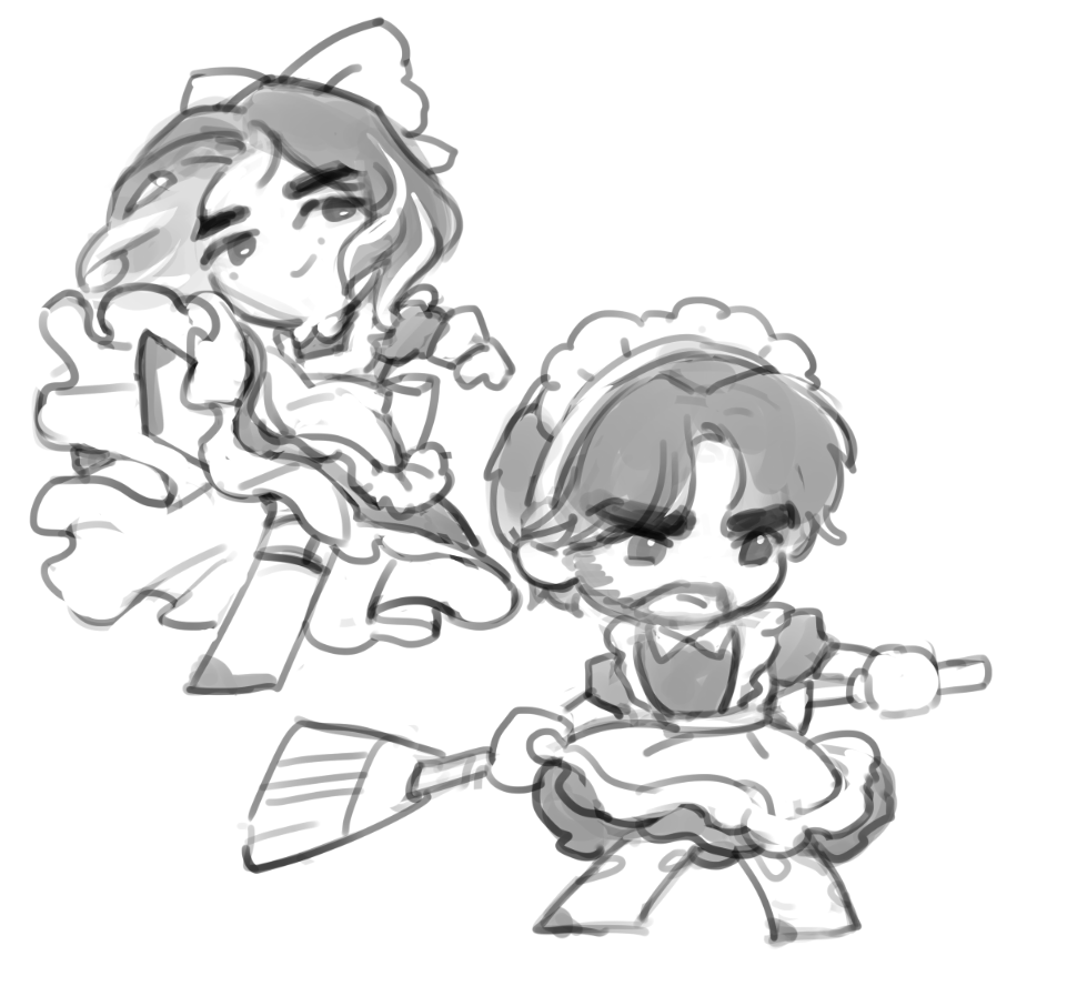 #jayvik 
迟到了，战斗女仆！