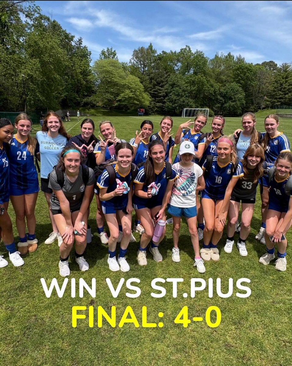 Varsity soccer wins the Beckman Tournament after a 4-0 victory over St. Pius!  Way to go, Bombers!