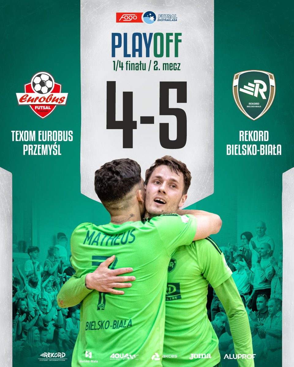 Wygrywamy drugie spotkanie ćwierćfinałowe!  Kwestia awansu rozstrzygnie się jutro 🙂