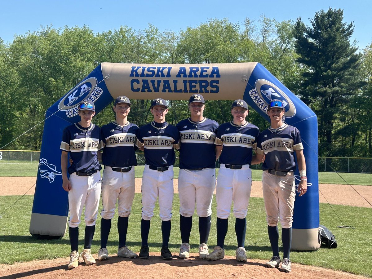 Kiski Area Baseball (@kiskiareabb) on Twitter photo Kiski Area 2025 Seniors
Austin Bachar
Dom Hand
Tylar Hanley
Noah Matson
Dimitri Spagnola
Johnny Walker
Thanks for all your hard work throughout the years!!
Good luck in the future!!!
GO CAVS!! #KAALLDAY
<a href="/CoachNulph/">Jake Nulph</a> <a href="/WestmorelandSN/">Westmoreland Sports Network</a> Kiski Area 2025 Seniors
Austin Bachar
Dom Hand
Tylar Hanley
Noah Matson
Dimitri Spagnola
Johnny Walker
Thanks for all your hard work throughout the years!!
Good luck in the future!!!
GO CAVS!! #KAALLDAY
<a href="/CoachNulph/">Jake Nulph</a> <a href="/WestmorelandSN/">Westmoreland Sports Network</a>