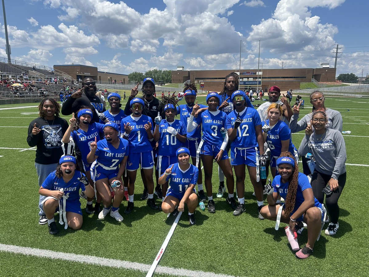 Micheal Johnson (@coach_mike06) on Twitter photo Super proud of our lady eagles !
<a href="/EagleEliteFlagF/">Blitz Queens.</a>
We are headed to the championship game next week at the Texans practice facility!!!
Beat us there Super proud of our lady eagles !
<a href="/EagleEliteFlagF/">Blitz Queens.</a>
We are headed to the championship game next week at the Texans practice facility!!!
Beat us there