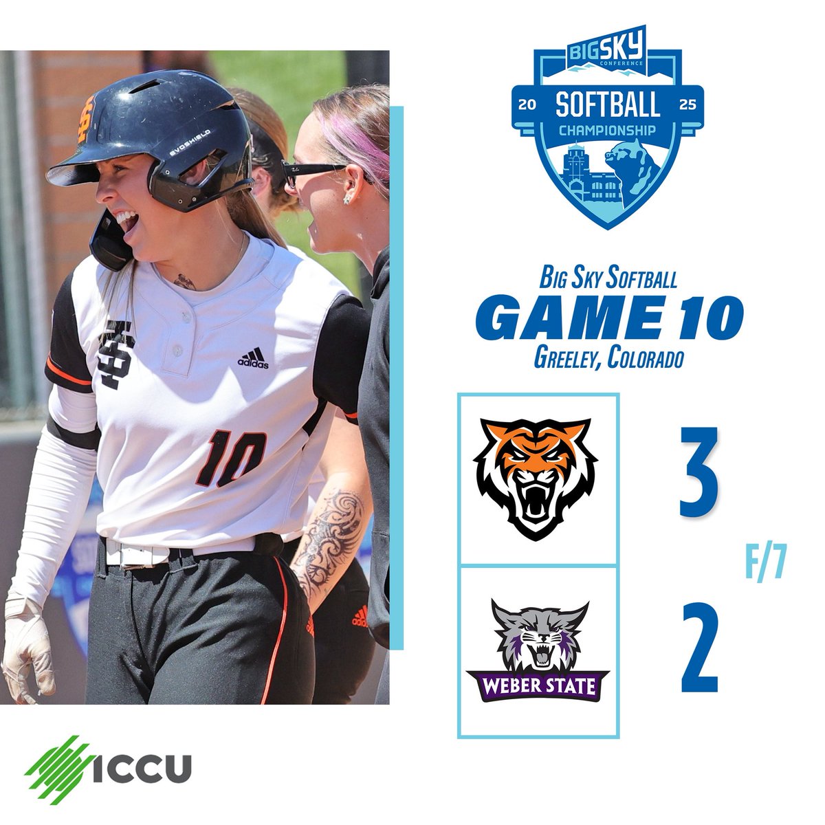 Big Sky Conference (@bigskyconf) on Twitter photo Winner-Take-All for the 🏆
<a href="/IdahoStateSB/">Idaho State Softball</a> comes back to win 3-2 over the Wildcats
#ExperienceElevated Winner-Take-All for the 🏆
<a href="/IdahoStateSB/">Idaho State Softball</a> comes back to win 3-2 over the Wildcats
#ExperienceElevated