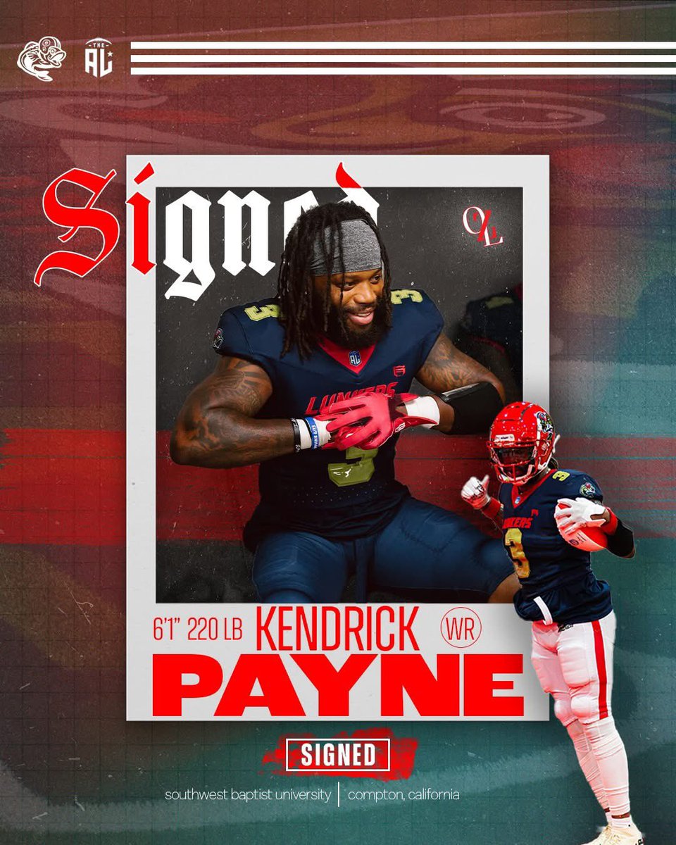 OzarksLunkers's tweet image. CAMP IS COMING — PLAYER SPOTLIGHT: KENDRICK PAYNE

You can count on Kendrick.

The Lunkers’ 2024 Offensive Player of the Year returns to camp with sure hands, precise routes, and a reputation for stepping up when it matters most. A reliable target and an absolute gamer, Payne is…