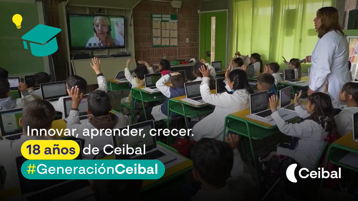 Hoy <a href="/Ceibal_Uy/">Ceibal</a> cumple 18 años y desde Fundación ReachingU celebramos su enorme aporte al aprendizaje en todo el país.
En este tiempo, ha sido un privilegio ser socios y aliados en proyectos que llegaron a comunidades educativas de todo Uruguay.
¡Por muchos años más! 🙌📚