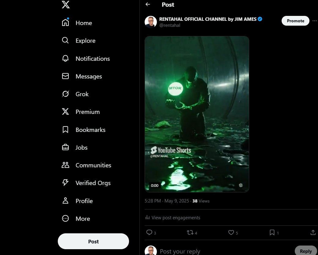 I have no idea what they are talking about "MTOR is stolen alien technology "