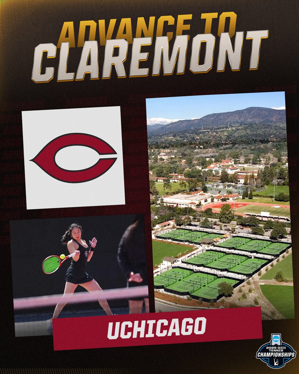 NCAA Division III (@ncaadiii) on Twitter photo MOVING ON ➡️ <a href="/uchicagoath/">University of Chicago Athletics</a>
UChicago earned a 17th straight win and continues the title defense as they earn a spot in the #D3tennis women's quarterfinals round!
#WhyD3 MOVING ON ➡️ <a href="/uchicagoath/">University of Chicago Athletics</a>
UChicago earned a 17th straight win and continues the title defense as they earn a spot in the #D3tennis women's quarterfinals round!
#WhyD3