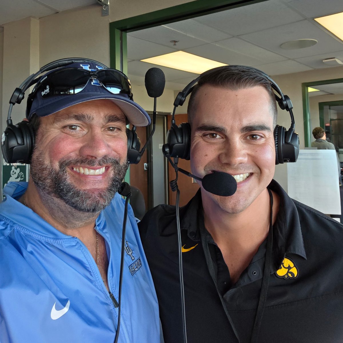 Great to have dear friend <a href="/joe_stasi/">Joe Stasi</a> with me at Principal Park last night. He MEANS BUSINESS! 

The Heller-Rima connection rolls on through both of us! 🇮🇹🐎