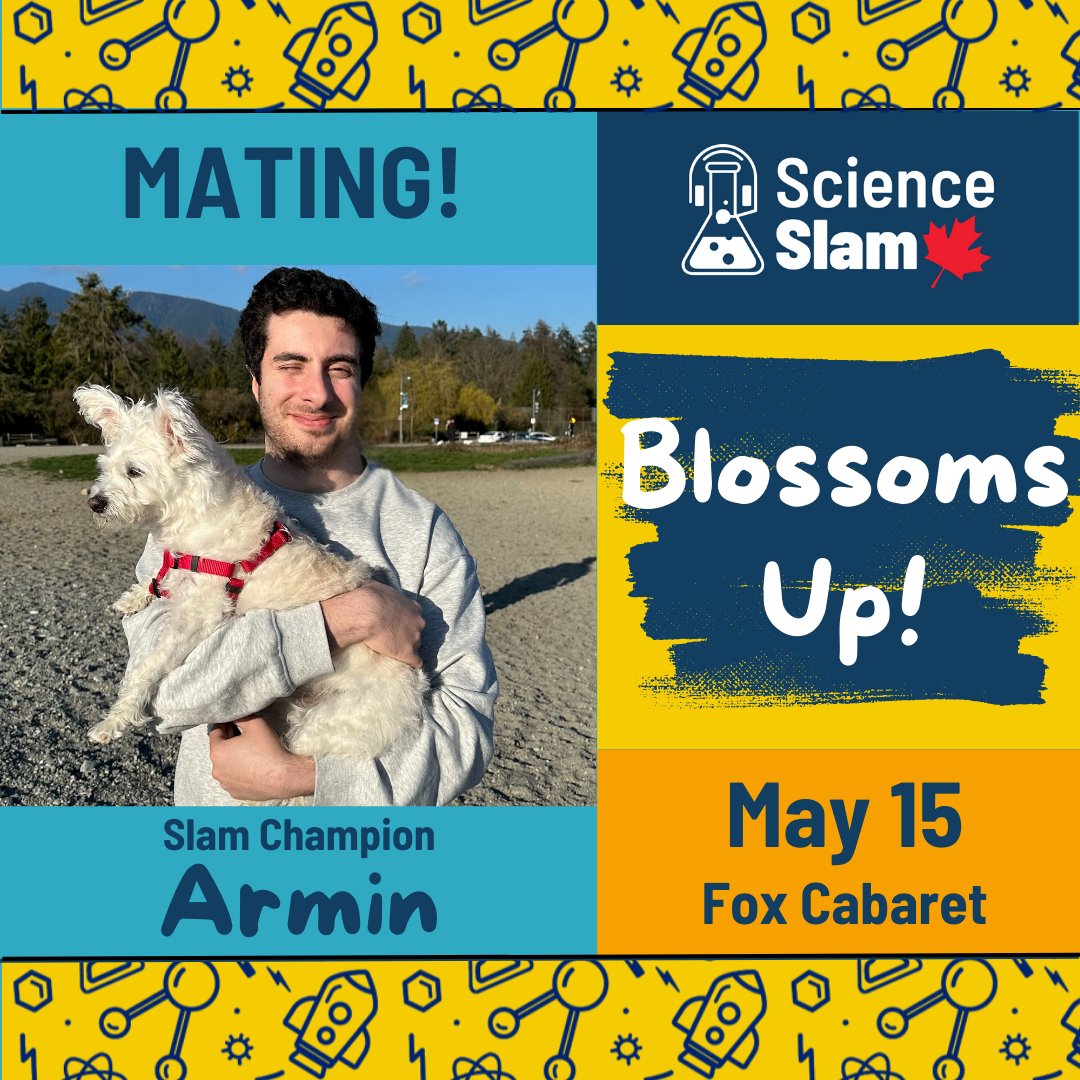 What science will our Slammers be sharing?

To kick off our spring show, Slam Champ Armin will be talking about MATING!

When the flowers bloom and the birds sing, you know it’s time for more than just pollen... 😉🌸 The mating game is ON!

Tickets: 3common.com/event/blossoms…