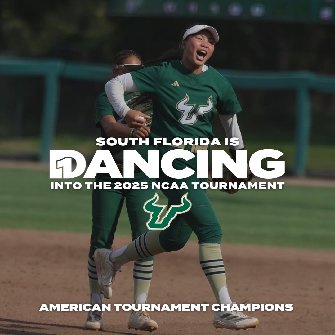 TICKET PUNCHED🎟️🏆

<a href="/USFSoftball/">USF Softball</a> wins the <a href="/American_Conf/">The American</a> title and earns a spot in the 2025 #NCAASoftball Tournament. 

#D1Softball 
#RoadToWCWS