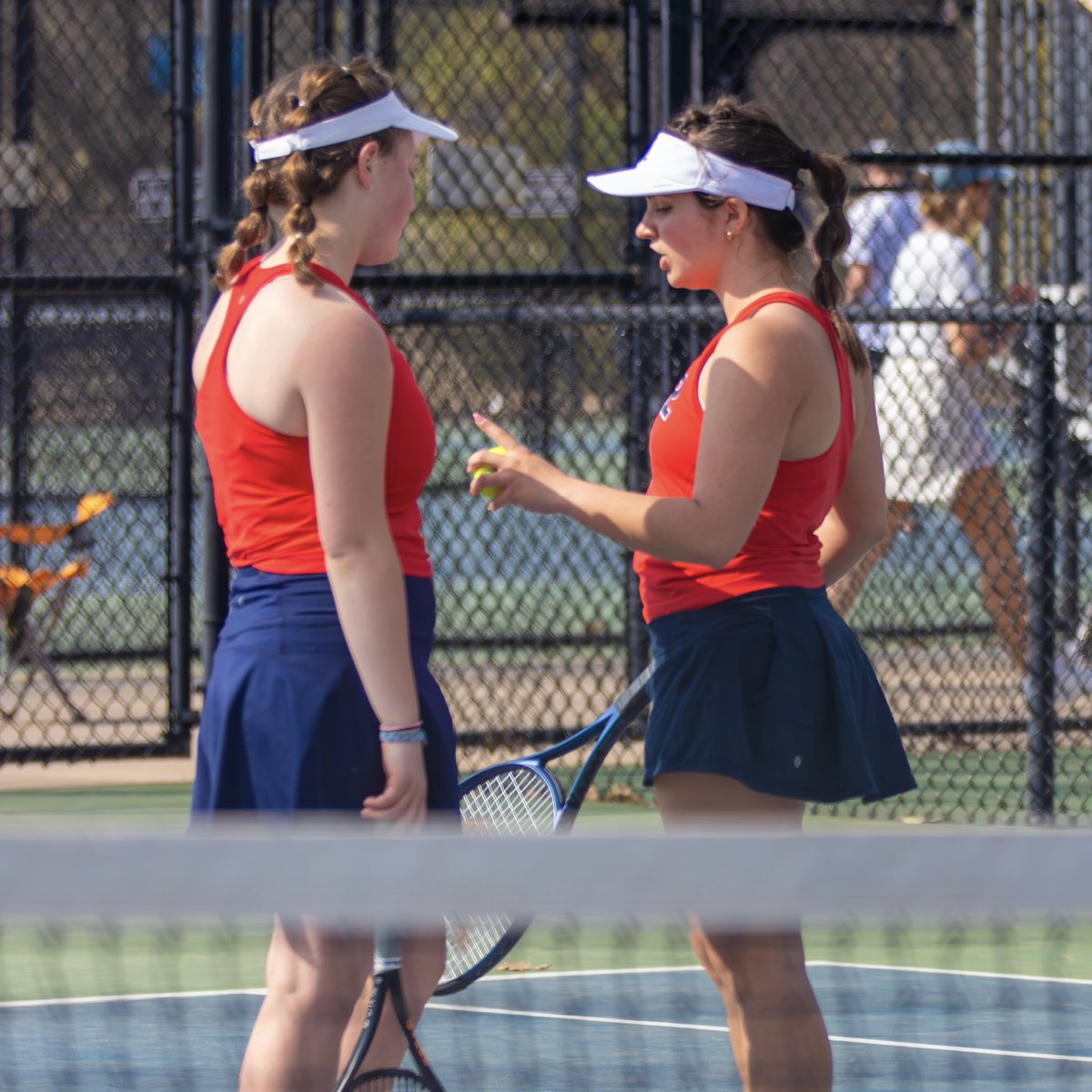 Nokes/Sollberger advance to the next round to play for 5th place in the OSSAA 4A Girls Tennis State Tournament at OKC Tennis Center. The match is scheduled to start at 4:00 p.m. #gorams #regenttennis