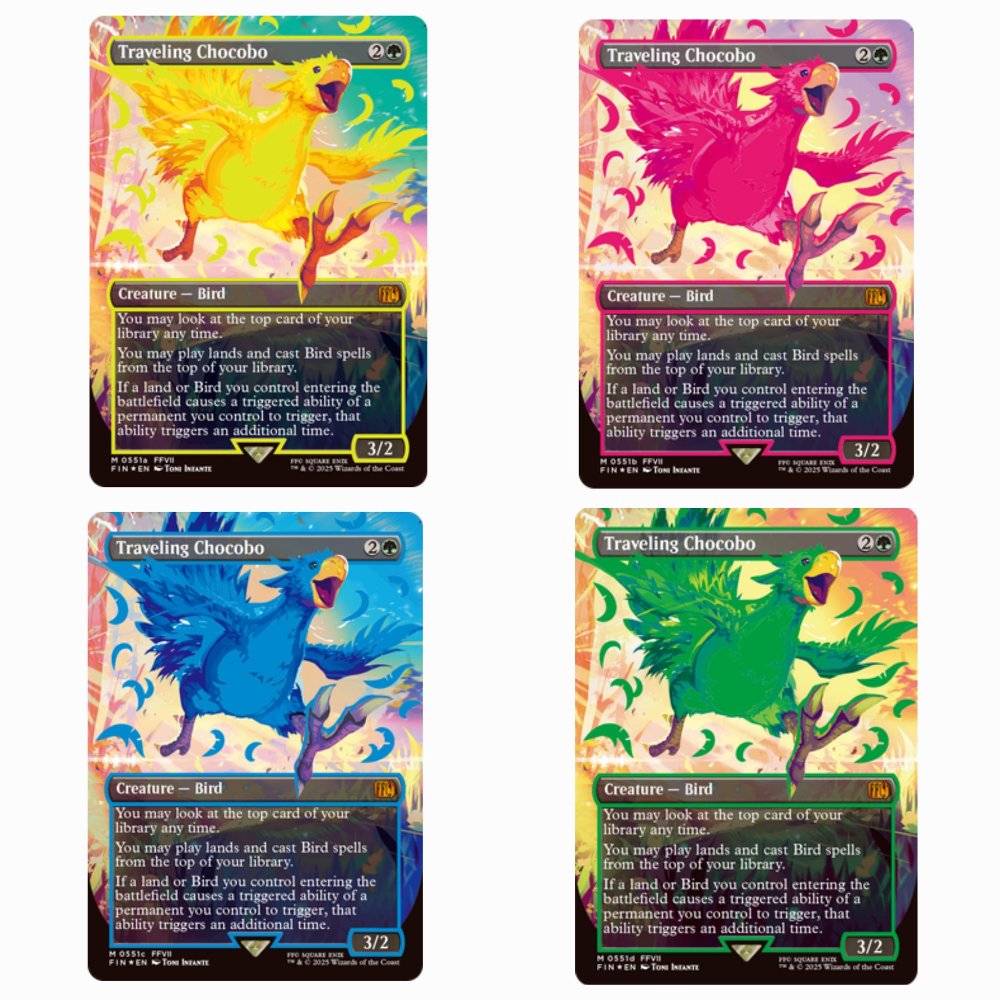 MTG×FFコラボ 日本語版 49枚まとめ売り 旅するチョコボ - メルカリ