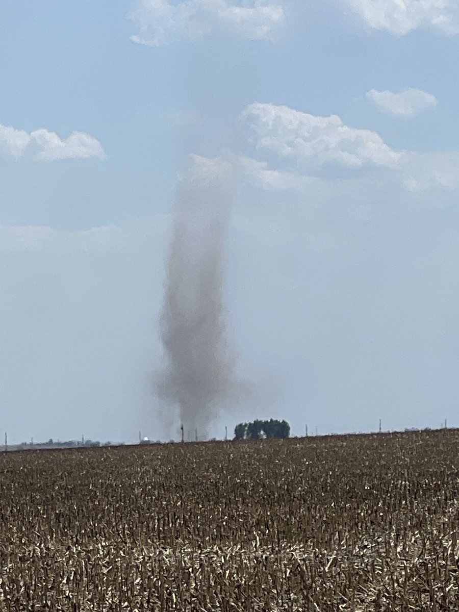 One of the bigger dust devils I have ever seen. Phelps co. NE