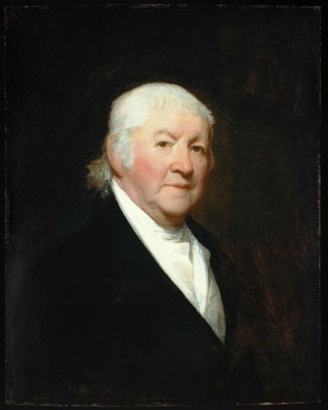 Today is the death anniversary of Paul Revere. He died on May 10, 1818, at the age of 83, at his home on Charter Street in Boston. He is buried in the Granary Burying Ground on Tremont Street.

This portrait of Revere was painted five years before his death by Gilbert Stuart.