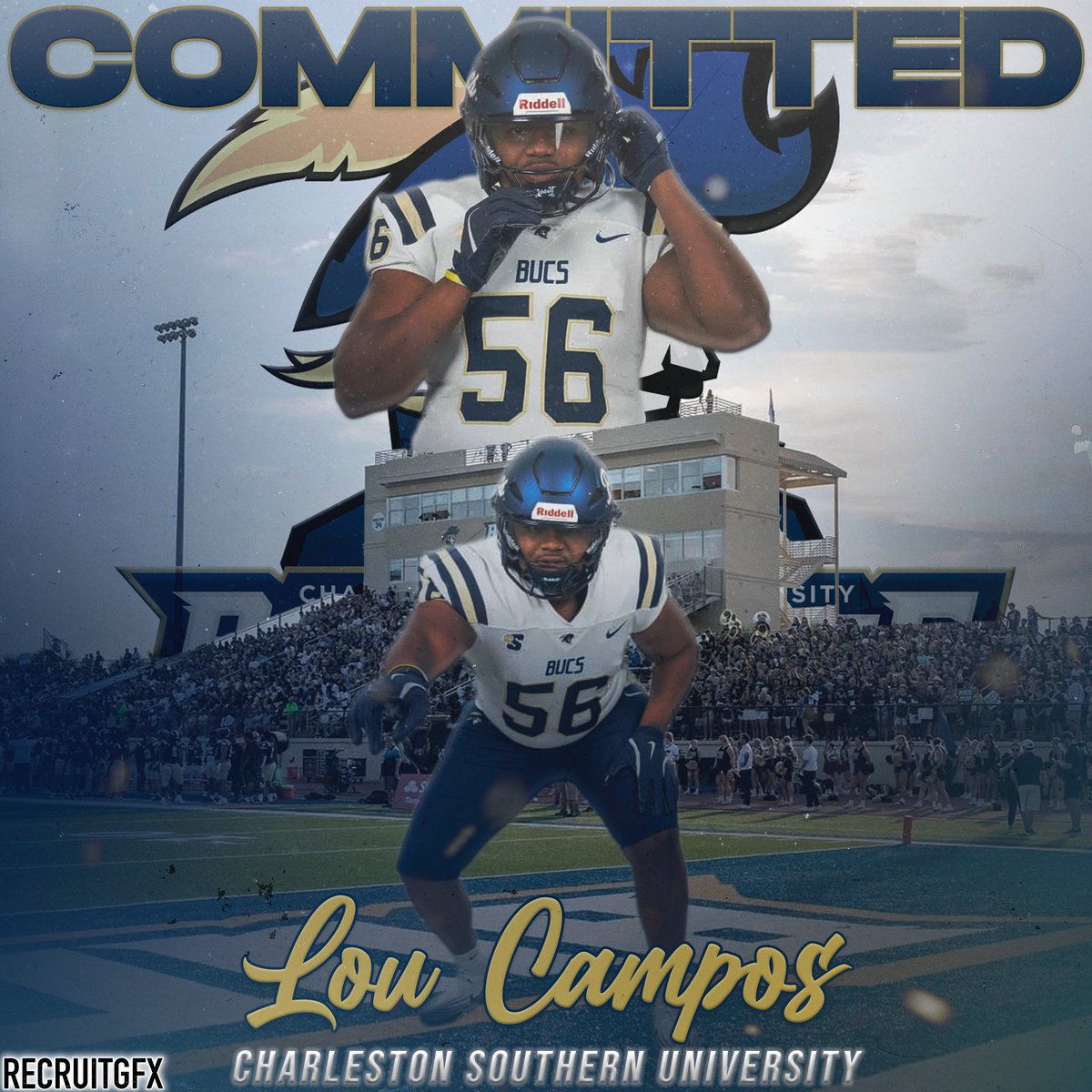 #Commited #GoBucs 🦾 <a href="/CSU_FB/">Charleston Southern Football</a>