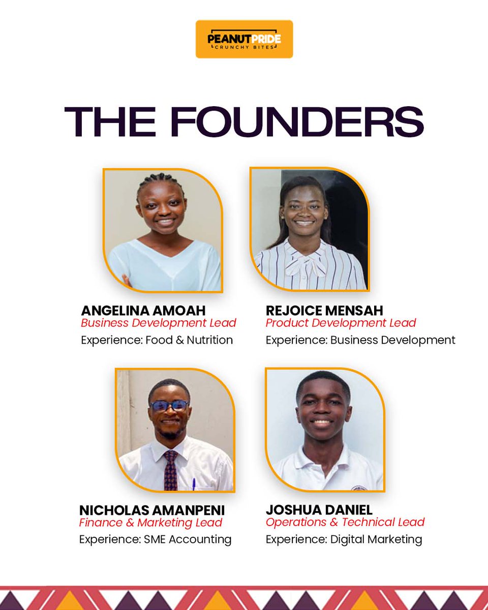 🚀 Big Cheers to the Founders of Peanut Pride Ltd.! 🥜💛
You’re taking the stage at the KIC AgriTech Challenge – go crush it! We’re rooting for you. 💪✨

#PeanutPrideGhana #PitchDay #AgriTechChallenge #PeanutToTheWorld