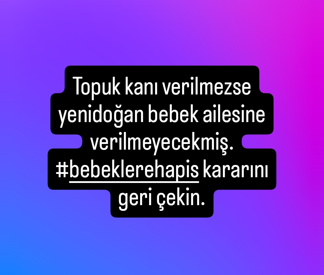 islam8563's tweet photo. Topuk kanı verilmezse yenidoğan bebek ailesine verilmeyecekmiş.
#bebeklerehapis kararını geri çekin. https://t.co/HhjbdMpIuA