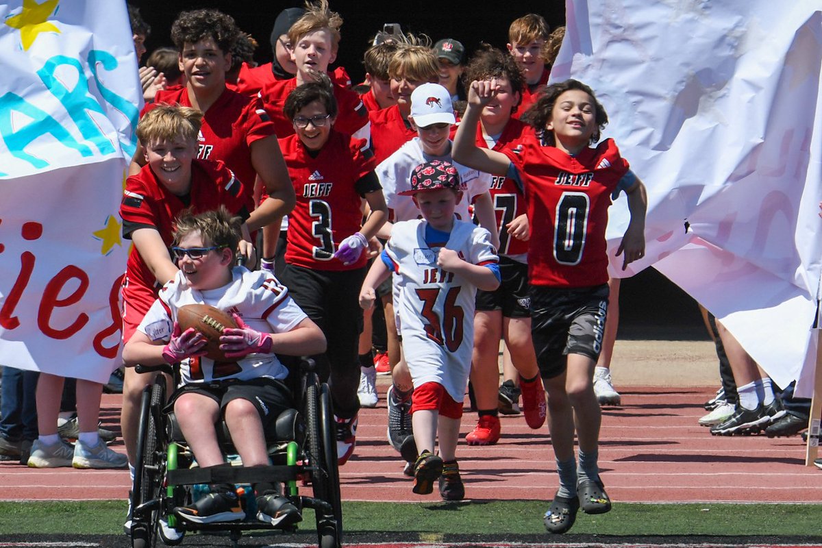By far one of my favorite days of my life!! It is great to see all the smiles from the kids participating in the adaptive clinic, but also how involved, excited, and well mannered kids from the Broncho Football program are!! More in comments: