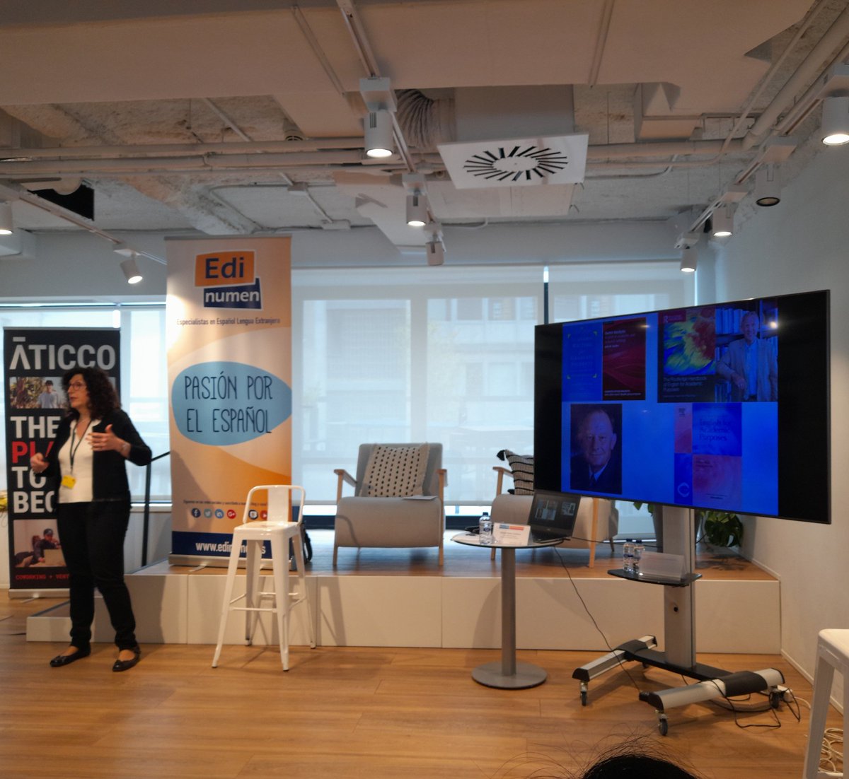 Vanessa Ruiz (@vruizt) on Twitter photo Interesantísima ponencia de <a href="/spastorcesteros/">SusanaPastorCesteros</a> sobre el español académico como LE/L2 en la educación superior, sus desafíos y los retos a los que se enfrentan docentes y estudiantes. <a href="/Edinumen/">Editorial Edinumen</a> #IIIForodidáctico Interesantísima ponencia de <a href="/spastorcesteros/">SusanaPastorCesteros</a> sobre el español académico como LE/L2 en la educación superior, sus desafíos y los retos a los que se enfrentan docentes y estudiantes. <a href="/Edinumen/">Editorial Edinumen</a> #IIIForodidáctico