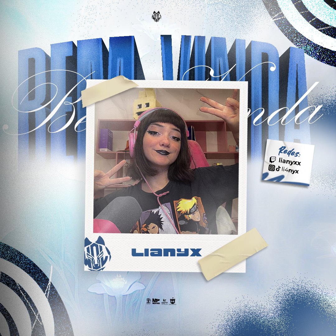 A matilha acaba de ganhar um novo membro 💙💙 

<a href="/Li4nyx/">Lianyx</a>  chegou para fortalecer ainda mais nossa alcateia nas livessss.

"Oie guys, eu sou a Lia, tenho 19 anos, moro no Rio Grande do Sul. Amo jogos desde meus 6 anos de idade e faço lives há uns 3 anos. Hoje em dia jogo mais