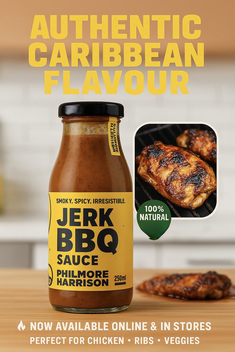 chefphilmore's tweet photo. Bold flavour. Real roots.
Philmore Harrison Authentic Sauce brings the taste of the Caribbean straight to your kitchen. Whether you’re grilling, dipping, or marinating — it’s the sauce that speaks for itself. One taste, and you’re hooked!
#PhilmoreHarrison #AuthenticFlavour https://t.co/LXECyEpKYC