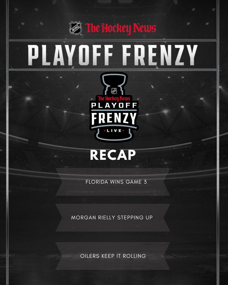 The Florida Panthers clawed back from a two-goal deficit to edge the Toronto Maple Leafs 5-4 in overtime.

<a href="/TheHockeyNews/">The Hockey News</a>  breaks down the pivotal moments and what this means for the series on Playoff Frenzy LIVE:thehockeynews.com/news/latest-ne…
