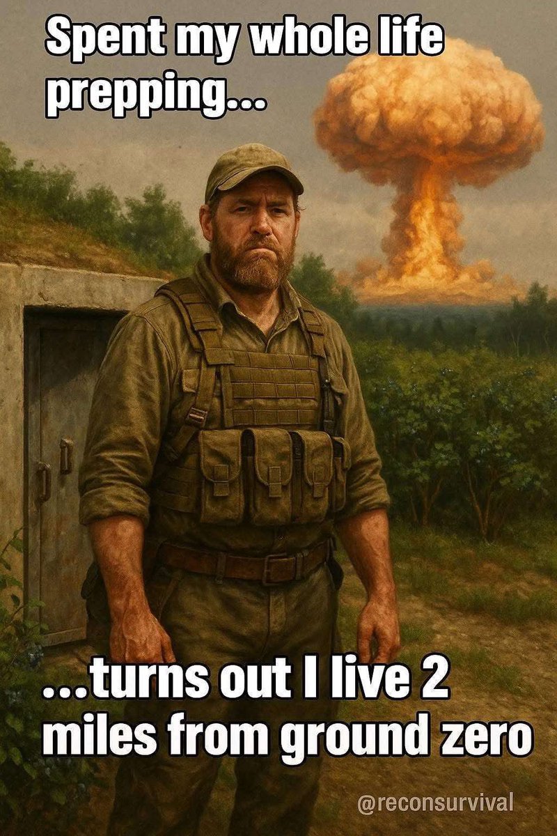 kam__go's tweet image. Preppersi na Podlasiu nie mają łatwo 🤣