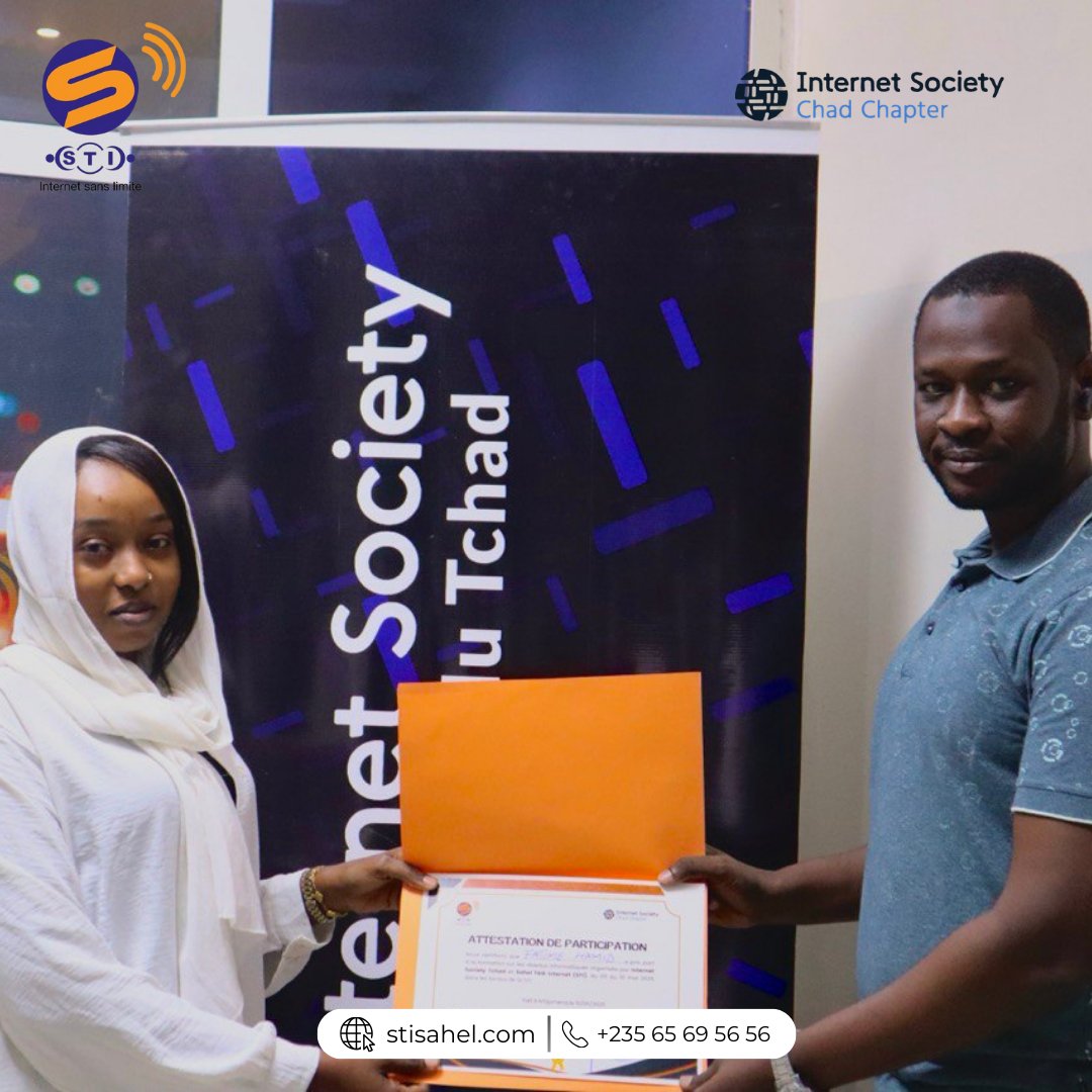 ISOC-TCHAD (@isocchad) on Twitter photo Clap de fin pour la formation de 2 jours sur les réseaux informatiques, organisée par @ISOC_Tchad & STI !
Merci aux formateurs, participants & partenaires.
Cap sur un #Tchad numérique & connecté !
#ISOC #STI #Réseaux #Formation <a href="/internetsociety/">Internet Society</a>
@ Clap de fin pour la formation de 2 jours sur les réseaux informatiques, organisée par @ISOC_Tchad & STI !
Merci aux formateurs, participants & partenaires.
Cap sur un #Tchad numérique & connecté !
#ISOC #STI #Réseaux #Formation <a href="/internetsociety/">Internet Society</a>
@
