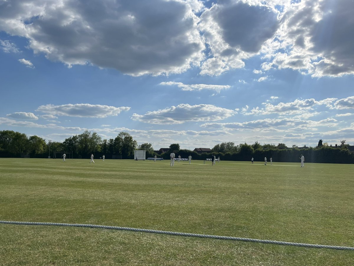 Two wins today for MCC! In the 1s, the lads chased down 211 with an over to spare. Jaime Waring with 5-24 &amp; John Roe with 57no saw us home. In the 2s a low scorer, MCC making 130ao &amp; Fairford reaching 85ao in reply. 3 wkts each for Cartledge, Coates &amp; Parker to secure the win!