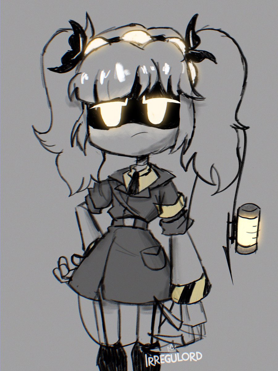 irregulord's tweet image. Feeling good just drawing without pressure #murderdrones #murderdronesart #SerialDesignationJ