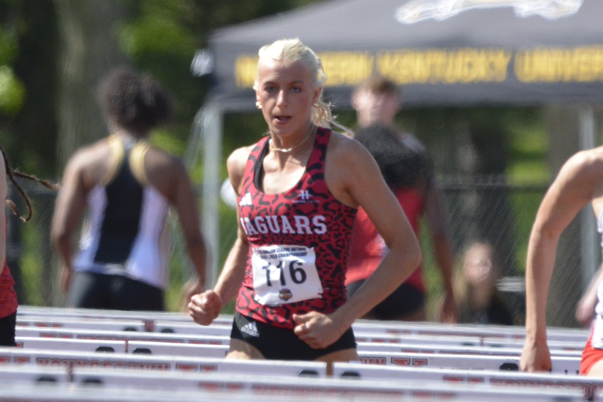 🚨 SCHOOL RECORD 🚨

<a href="/iuindy_wxctf/">IU Indianapolis Women's XC and Track</a> soph. Paige Laffoon breaks the school record in the 100m hurdles with a time of 14.37. 

#HLTF #LetsGoJags