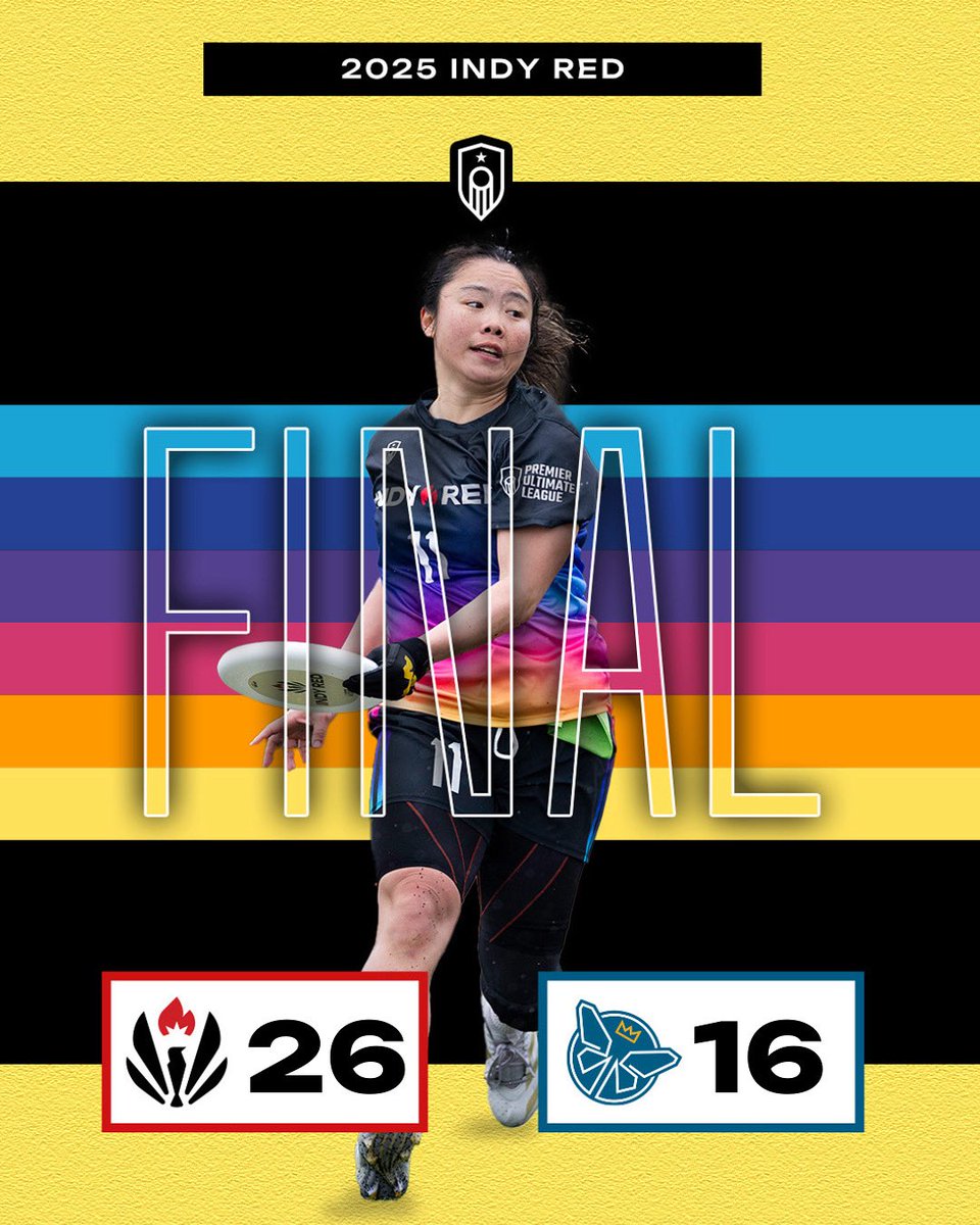 Now THAT is a game! 

Final Score from Indianapolis vs the Monarchs. 

<a href="/PremierUltimate/">Premier Ultimate League</a>