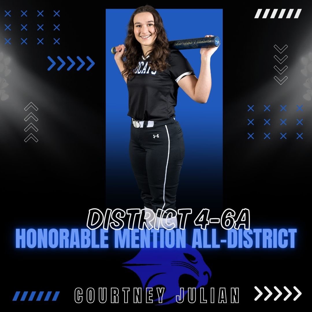 Congratulations to Gabby Cuellar and Courtney Julian! They received Honorable Mention honors for District 4-6A!