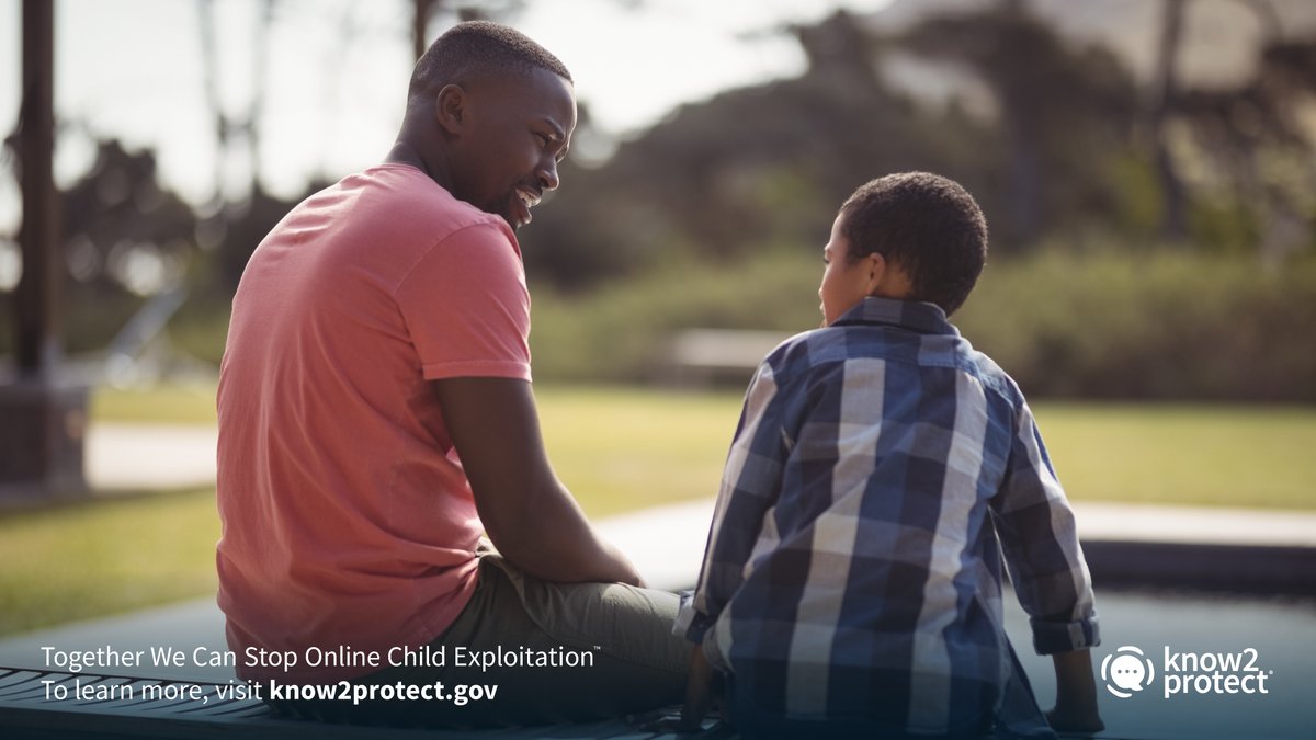 Know2Protect's tweet image. #KnowtheFacts: It’s never too early to chat with kids about the risks they face online. Continuous discussions about their online habits can help keep them safe. Visit dhs.gov/know2protect/t… for a place to start.

#K2P #SpringIntoSafety