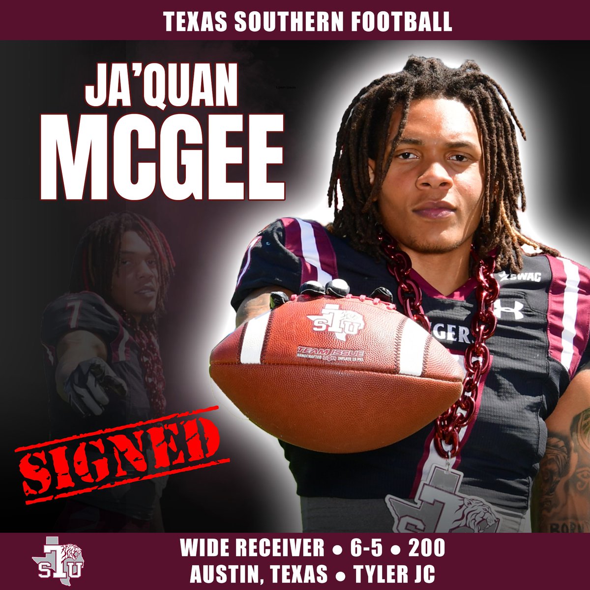 Welcome <a href="/quanfrm512/">Ja’Quan McGee</a> to the TRE ‼️
#TSUntamed25 #TheSauceU