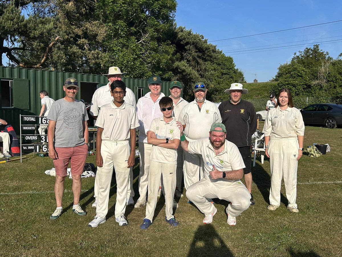Our 3rd team took a win today and also had two debut Juniors in the team 🏏😁💪🏻