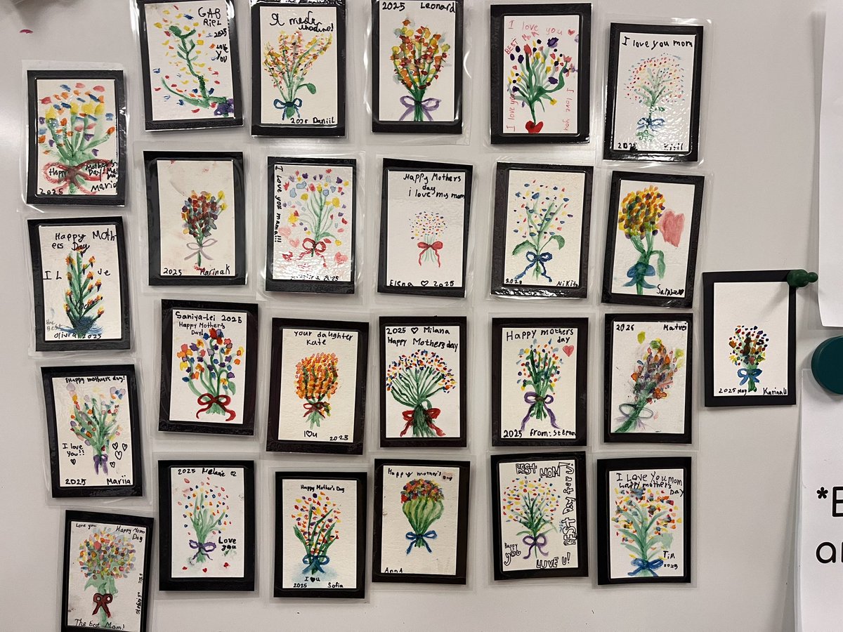 clstward1's tweet image. Our creative @GCC_Charters @EPIC_academics #4thgrade artists create Mother’s Day Masterpieces @gcc_jsample #gccLevelUp