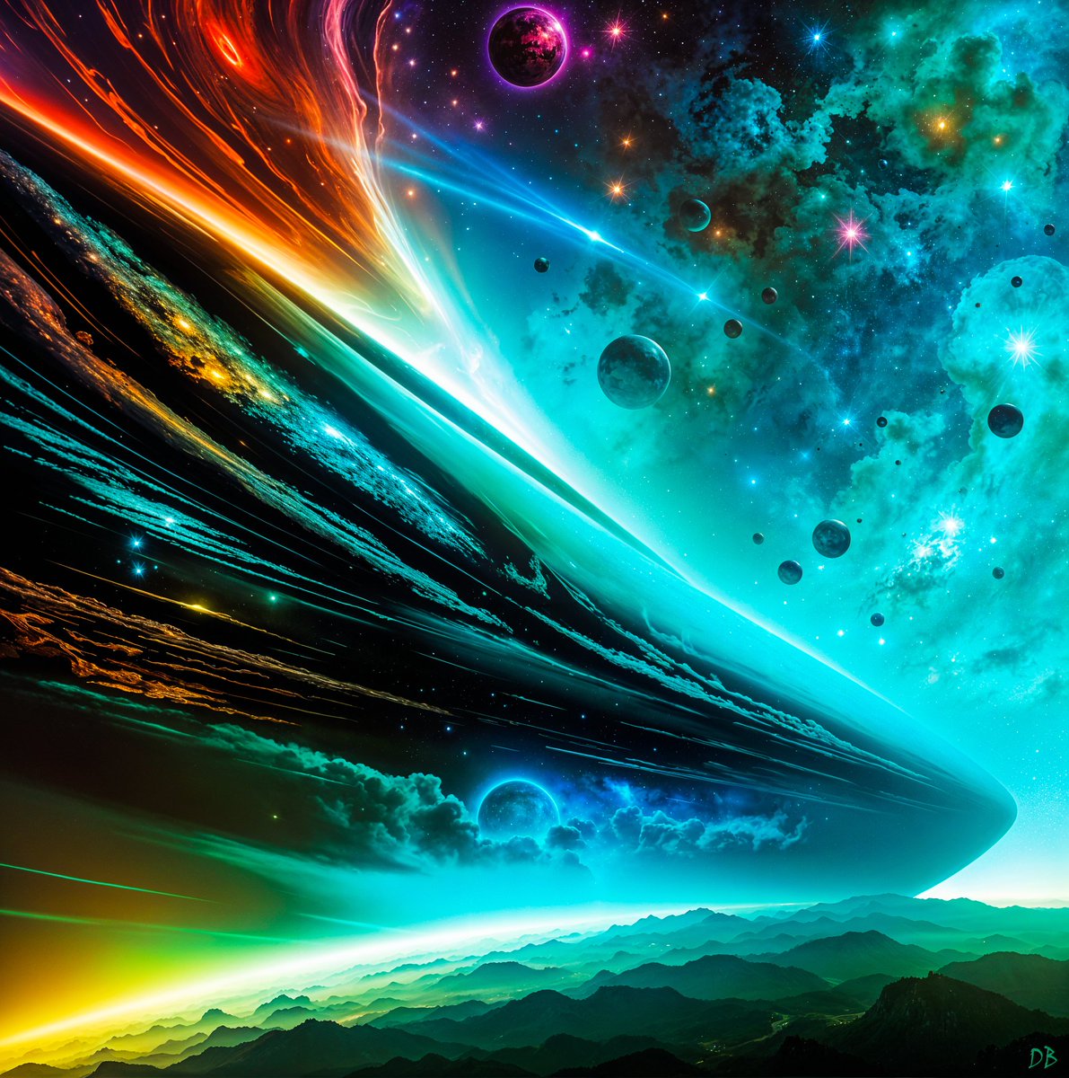 New collection, "Cosmic Rebirth."

Cosmic Rebirth no.1 - platform tbd