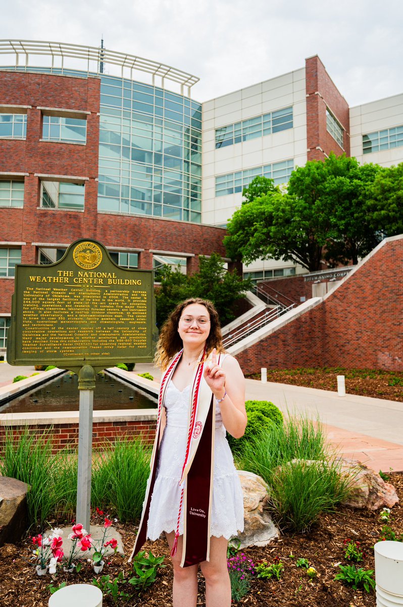 So excited to say that I am officially a meteorologist! These past four years at <a href="/ousom/">Oklahoma Meteorology</a> have been incredible. I'm very grateful to announce that I will be staying at OU for my master's degree! I will be working with Dr. Thomas Jones on fire weather research. Boomer sooner! ❤️🤍