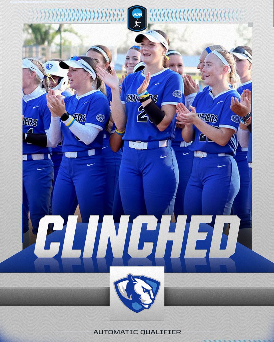 😼 CLINCHED 😼

<a href="/EIU_Softball/">Eastern Illinois Softball</a> defeats SIUE, 1-0 (8 inn.), to win the <a href="/OVCSports/">Ohio Valley Conference</a> tournament and secure the AQ for the #RoadToWCWS!

#NCAASoftball