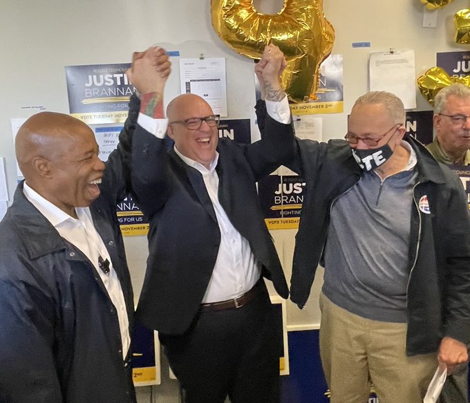 BayRidgeBully's tweet image. Voters will see who #JustinBrannan ENDORSES early and understand why he ISN'T QUALIFIED for higher office. #NYC deserves so much better in judgement.