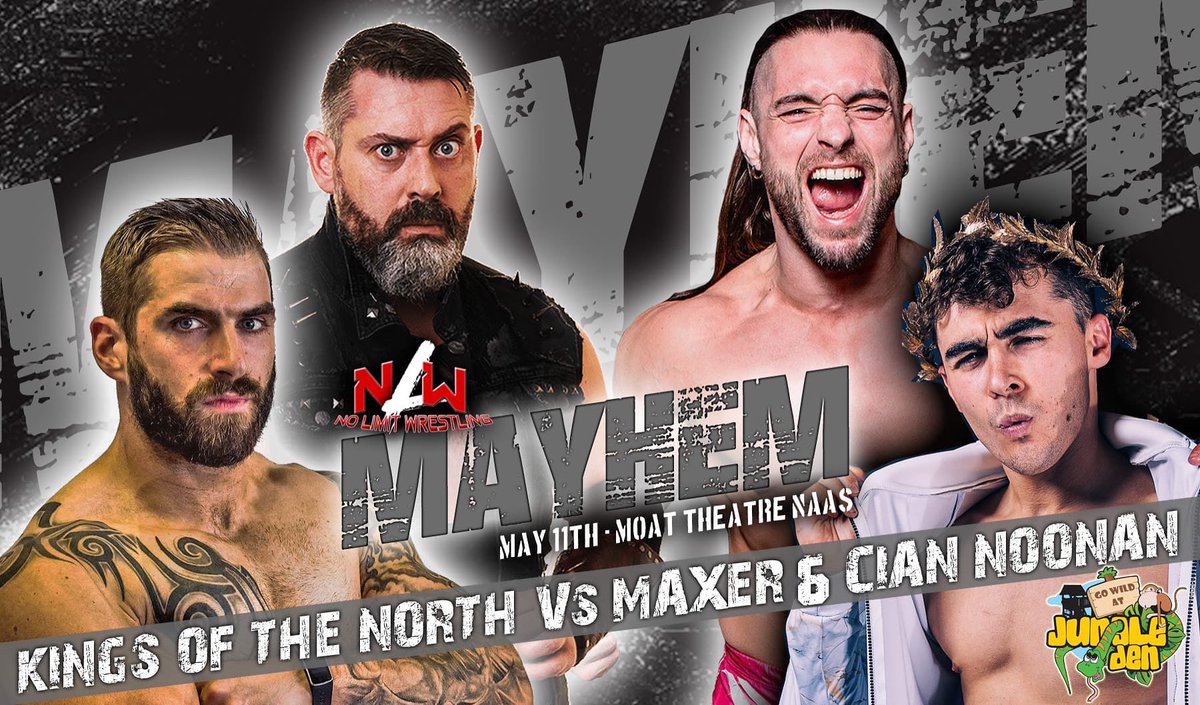 Due to travel conflicts, LJ Cleary will unfortunately not make tomorrow's show. Cian Noonan will replace LJ and team with Sean Maxer Guinness against the Kings of the North