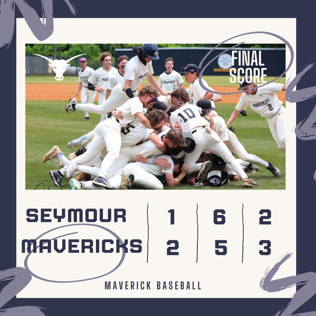 ACHSMAVBaseball's tweet image. How bout them Mavs!!!!! Region 2- 3A Champs!!! Big thanks to @cwells52 for capturing this photo of our guys!