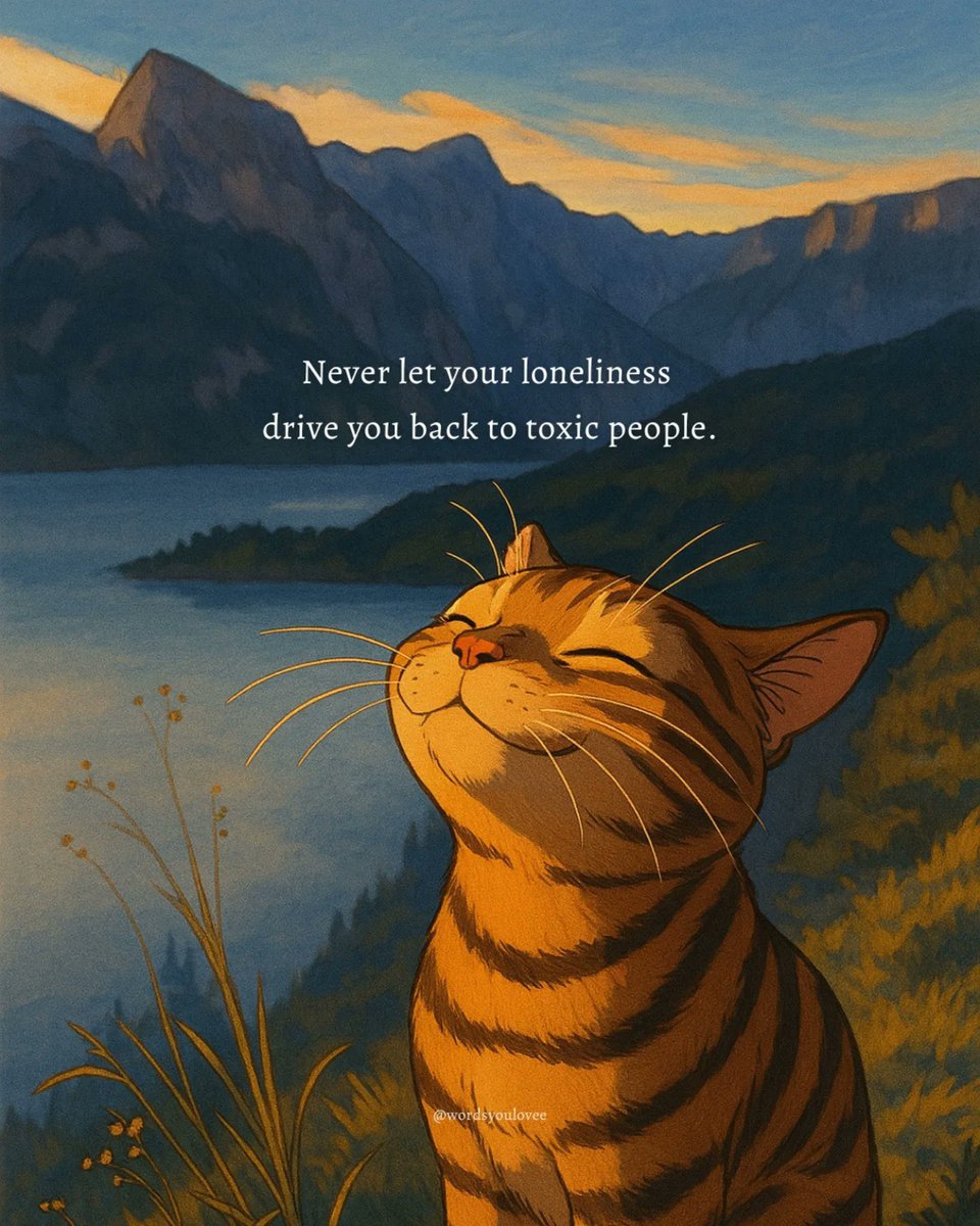 Yalnızlığın seni asla zehirli insanlara geri götürmesin.