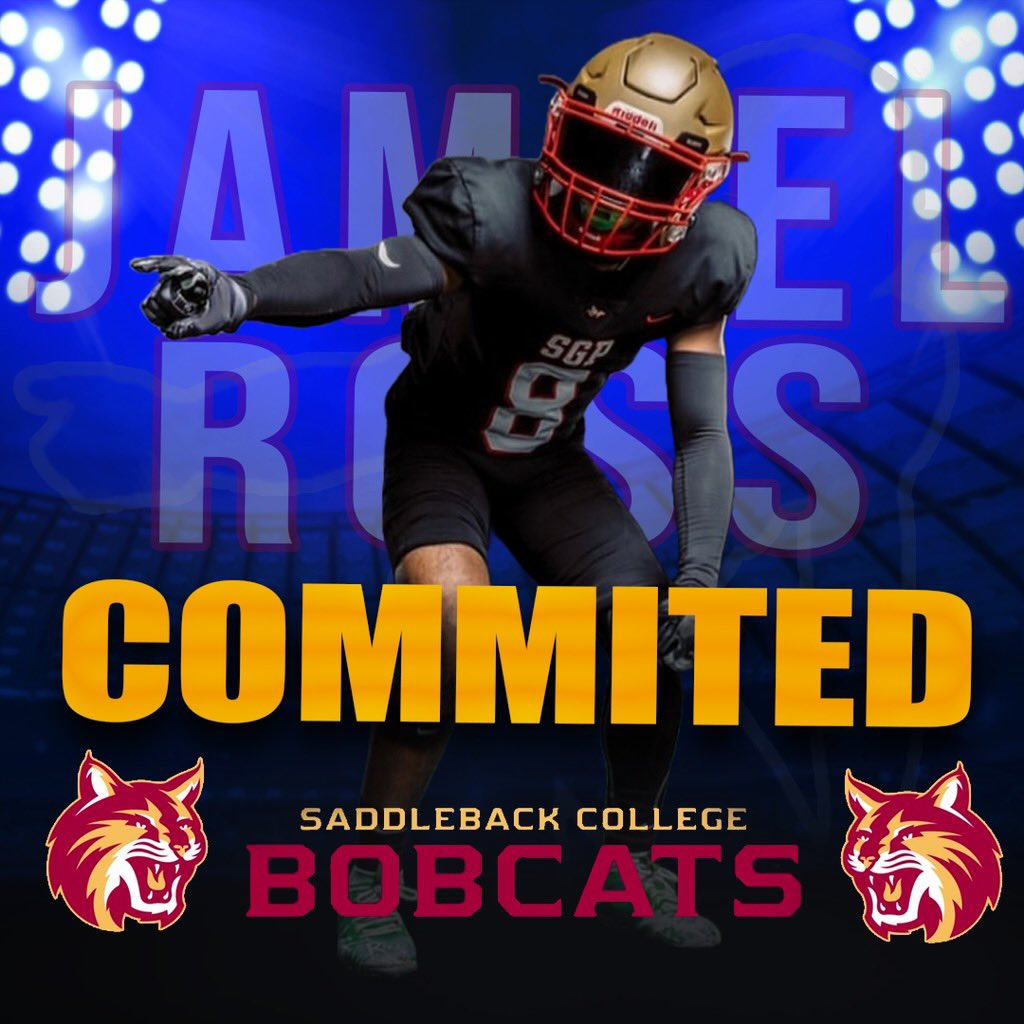 JameelRoss8's tweet image. Blessed to be committed to @Saddleback_FB #Committed @TheTop5s_