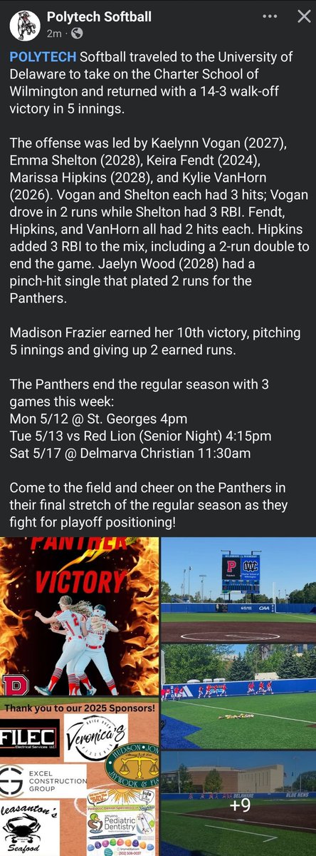 POLYTECH Softball (@polytechsb) on Twitter photo 